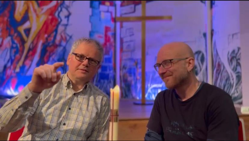 Pastor Hendrik Kissel und Pastor Ines-Paul Baumann