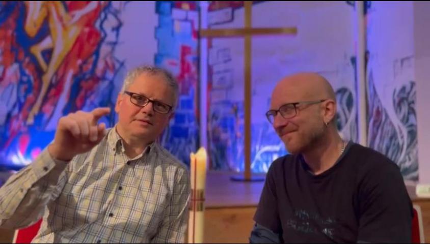 Pastor Hendrik Kissel und Pastor Ines-Paul Baumann